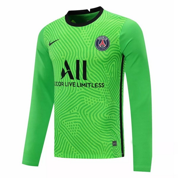 Thailandia Maglia Paris Saint Germain ML Portiere 20/21 Verde